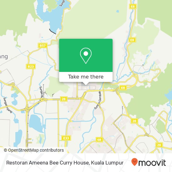Restoran Ameena Bee Curry House map