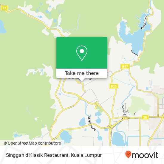 Singgah d'Klasik Restaurant map