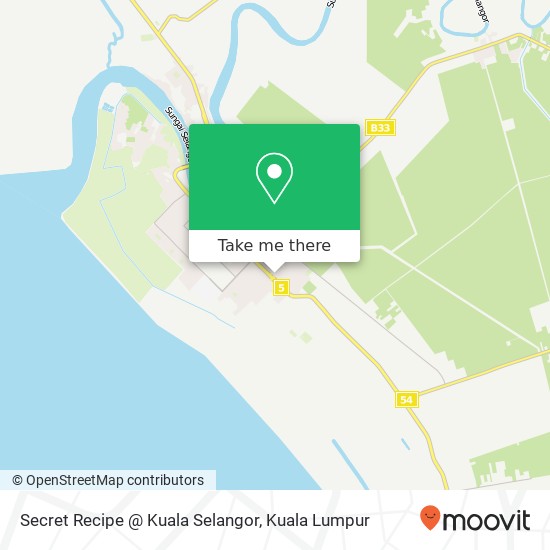 Peta Secret Recipe @ Kuala Selangor
