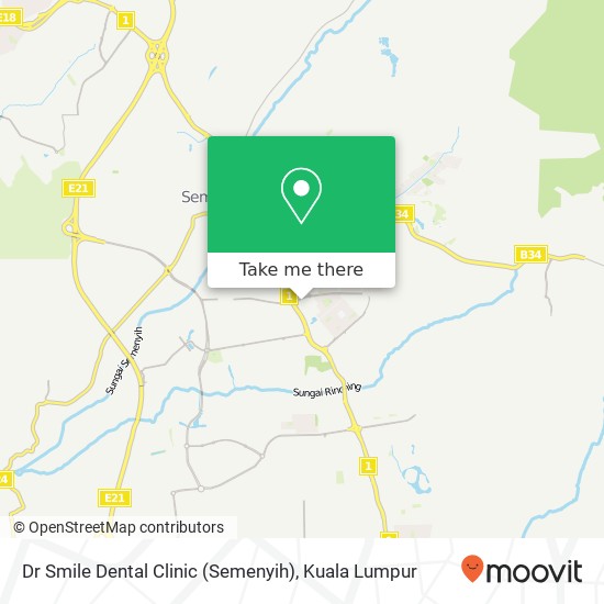 Dr Smile Dental Clinic (Semenyih) map