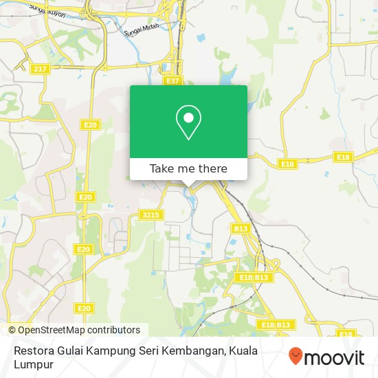 Restora Gulai Kampung Seri Kembangan map