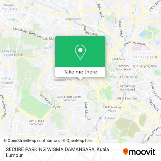 SECURE PARKING WISMA DAMANSARA map