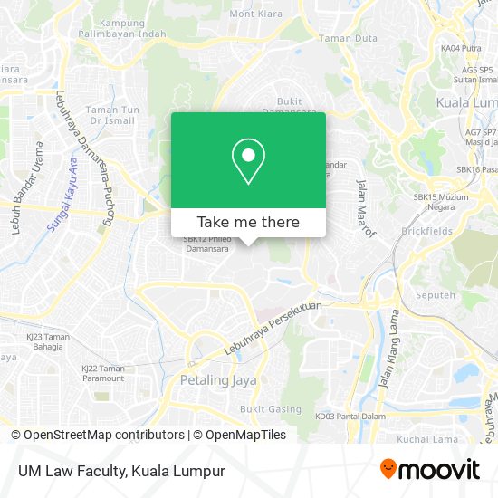 UM Law Faculty map