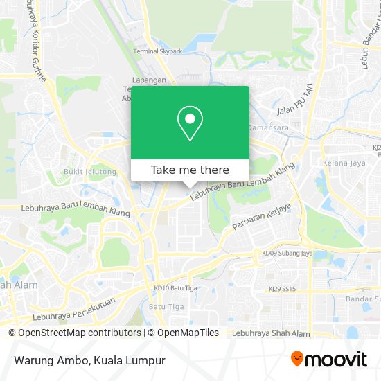 Warung Ambo map