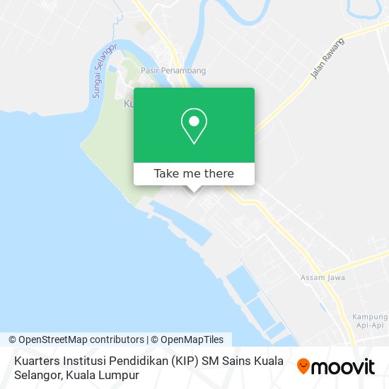 Kuarters Institusi Pendidikan (KIP) SM Sains Kuala Selangor map