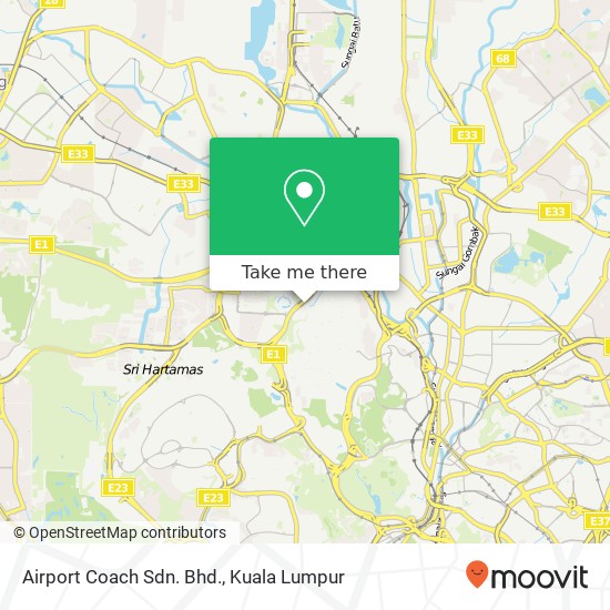 Airport Coach Sdn. Bhd. map