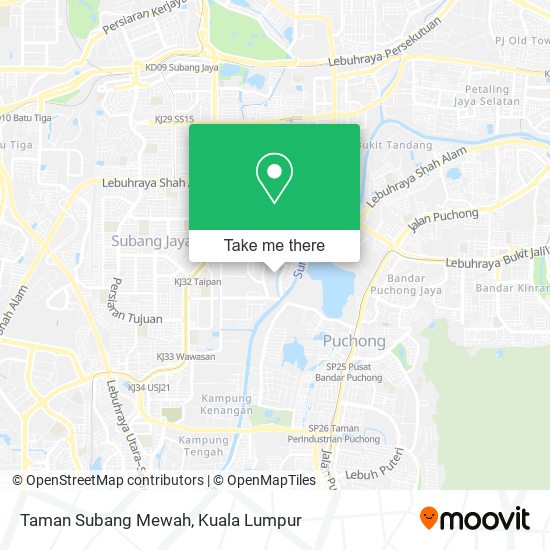 Peta Taman Subang Mewah