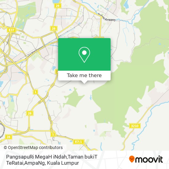 Peta PangsapuRi MegaH iNdah,Taman bukiT TeRatai,AmpaNg