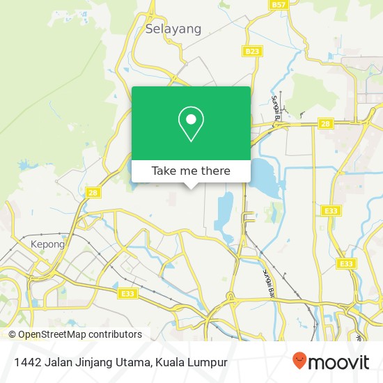 1442 Jalan Jinjang Utama map
