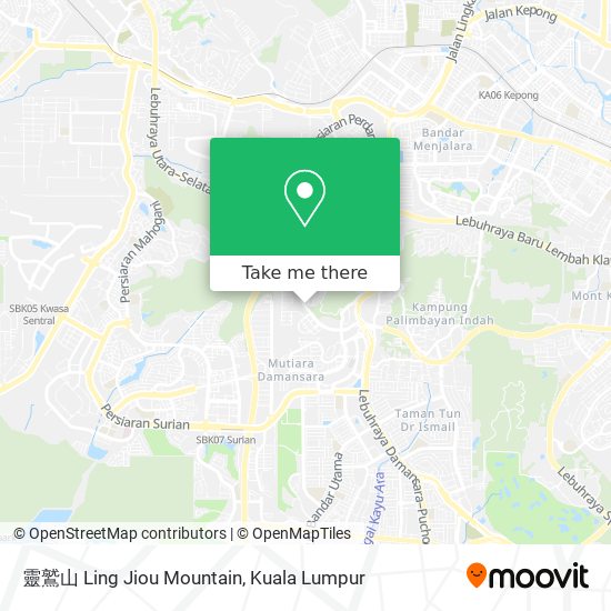 靈鷲山 Ling Jiou Mountain map