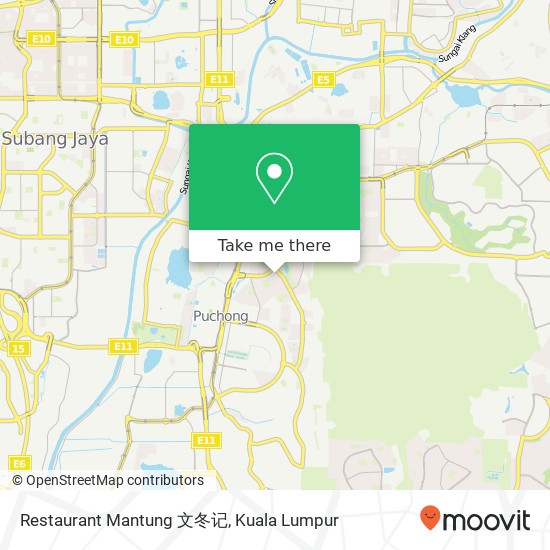 Restaurant Mantung 文冬记 map