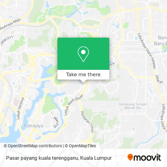 Pasar payang kuala terengganu map