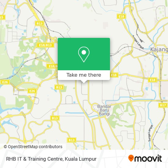 RHB IT & Training Centre map