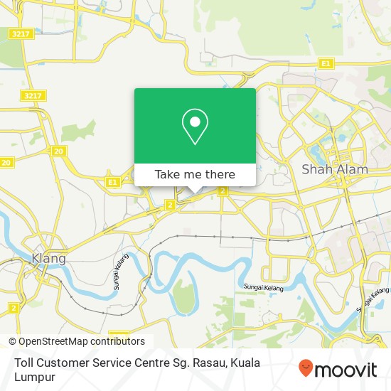 Toll Customer Service Centre Sg. Rasau map