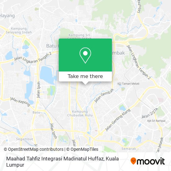 Cara Ke Maahad Tahfiz Integrasi Madinatul Huffaz Di Kuala Lumpur Menggunakan Bis Mrt Lrt Monorail Atau Kereta Moovit