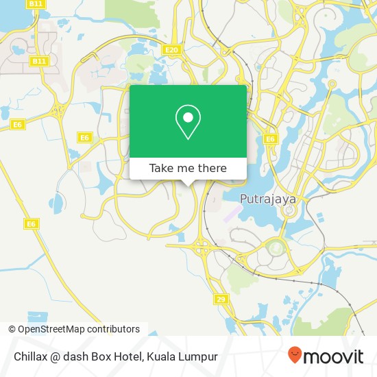 Chillax @ dash Box Hotel map