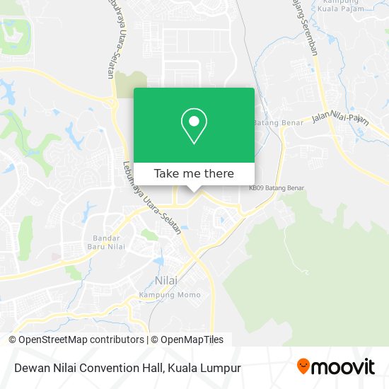 Peta Dewan Nilai Convention Hall