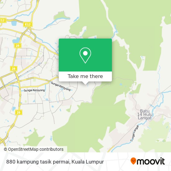 Peta 880 kampung tasik permai