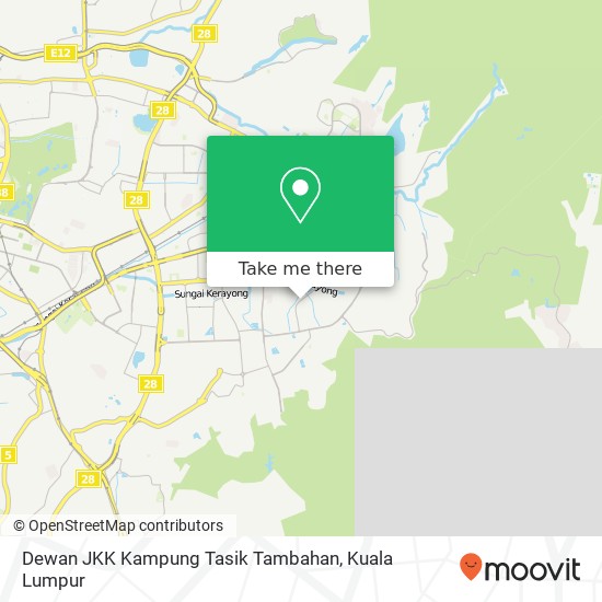 Dewan JKK Kampung Tasik Tambahan map