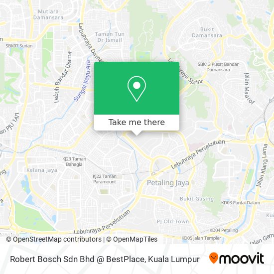Peta Robert Bosch Sdn Bhd @ BestPlace