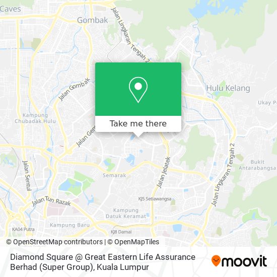 How To Get To Diamond Square Great Eastern Life Assurance Berhad Super Group In Kuala Lumpur By Bus Or Mrt Lrt