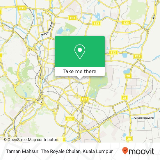 Taman Mahsuri The Royale Chulan map