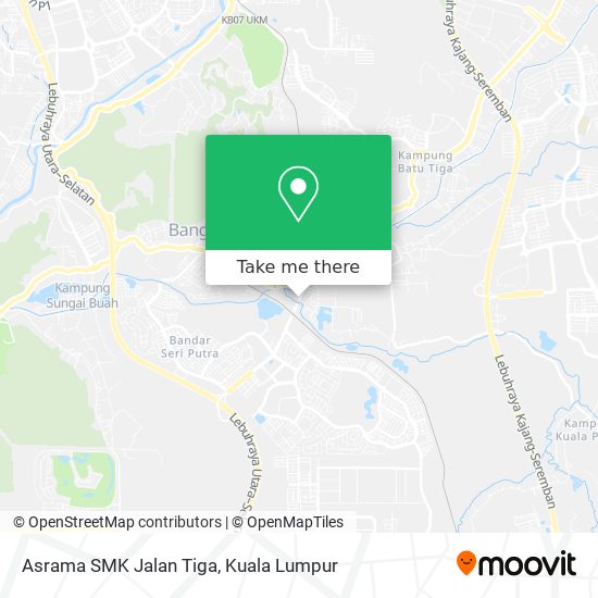 Peta Asrama SMK Jalan Tiga
