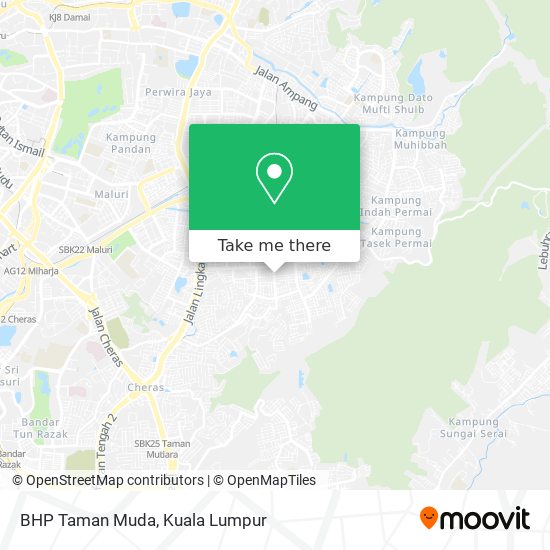 Peta BHP Taman Muda