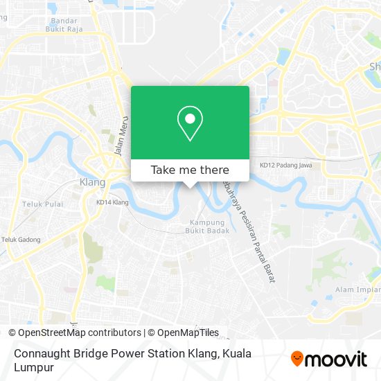 Connaught Bridge Power Station Klang map