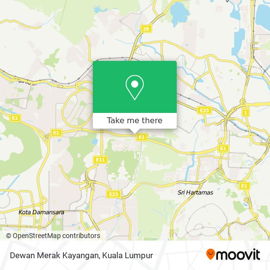 Dewan Merak Kayangan map