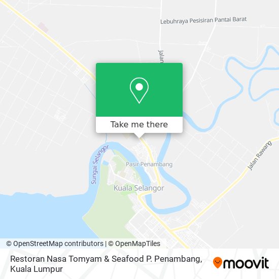 Peta Restoran Nasa Tomyam & Seafood P. Penambang