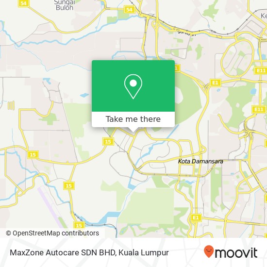MaxZone Autocare SDN BHD map