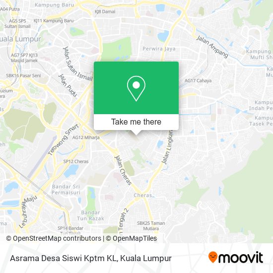 Asrama Desa Siswi Kptm KL map