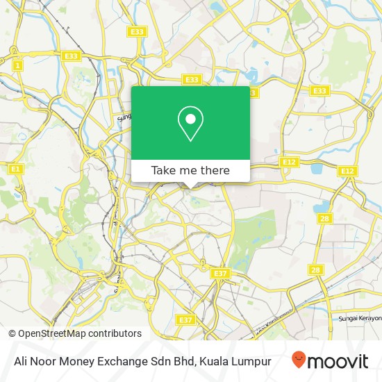 Peta Ali Noor Money Exchange Sdn Bhd