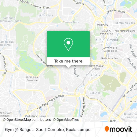 Gym @ Bangsar Sport Complex map