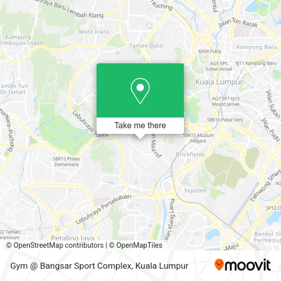 Gym @ Bangsar Sport Complex map