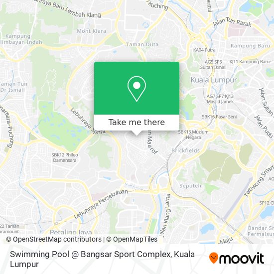 Swimming Pool @ Bangsar Sport Complex map