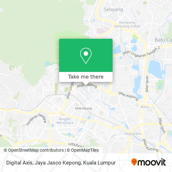 Digital Axis, Jaya Jasco Kepong map