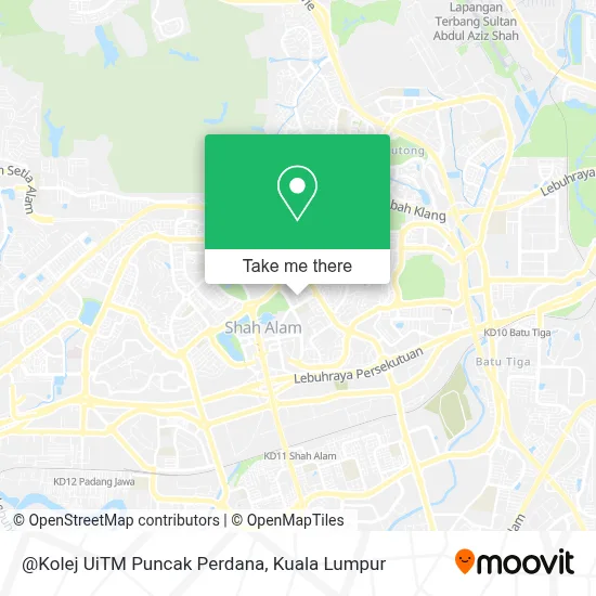 @Kolej UiTM Puncak Perdana map