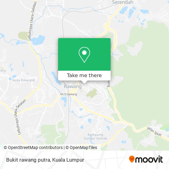 Peta Bukit rawang putra