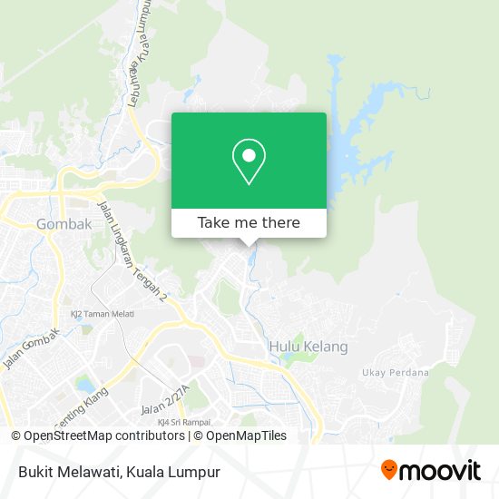 Bukit Melawati map
