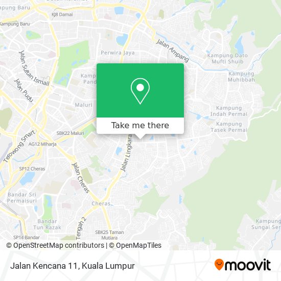 Jalan Kencana 11 map