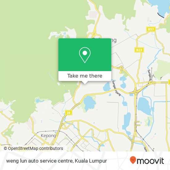 weng lun auto service centre map