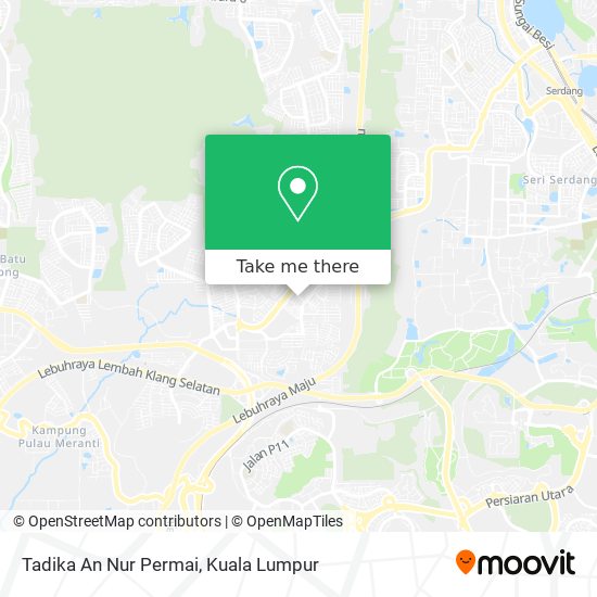 Tadika An Nur Permai map