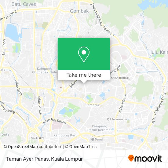 Taman Ayer Panas map