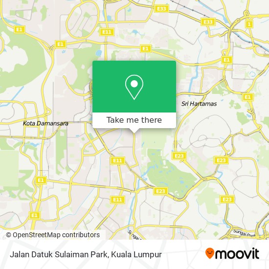 Peta Jalan Datuk Sulaiman Park
