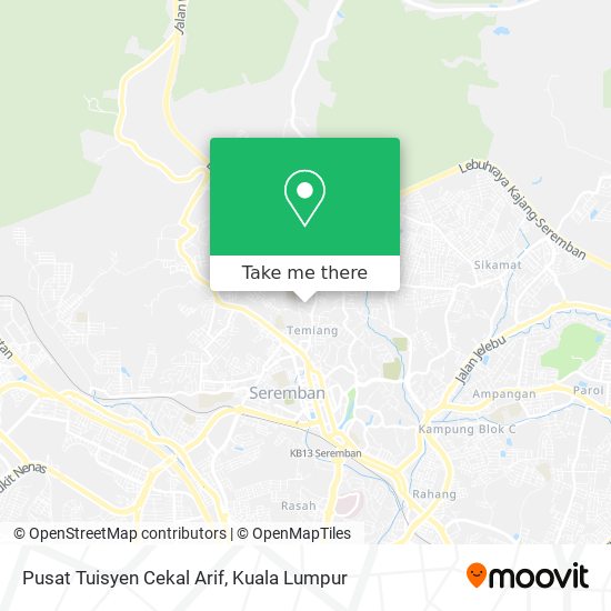 Pusat Tuisyen Cekal Arif map