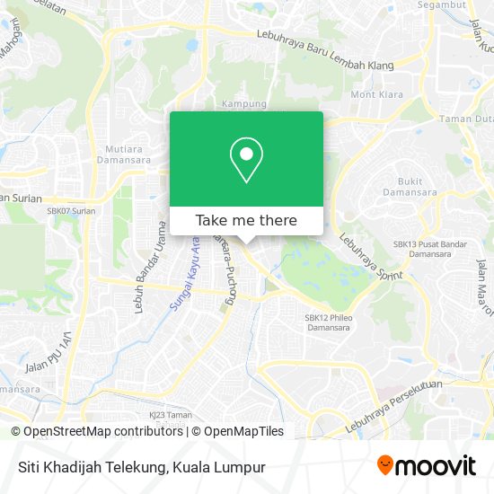 Siti Khadijah Telekung map