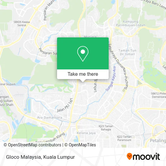 Gloco Malaysia map