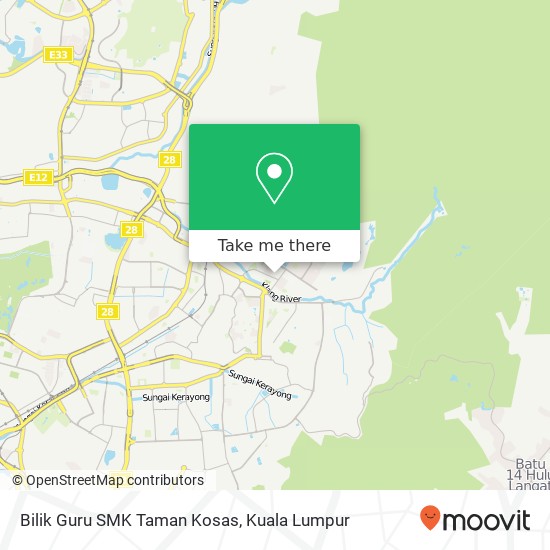 Peta Bilik Guru SMK Taman Kosas